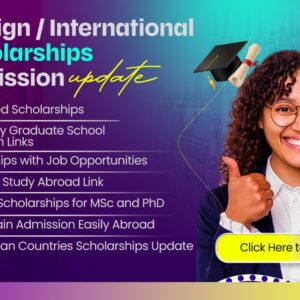 International scholarships funded